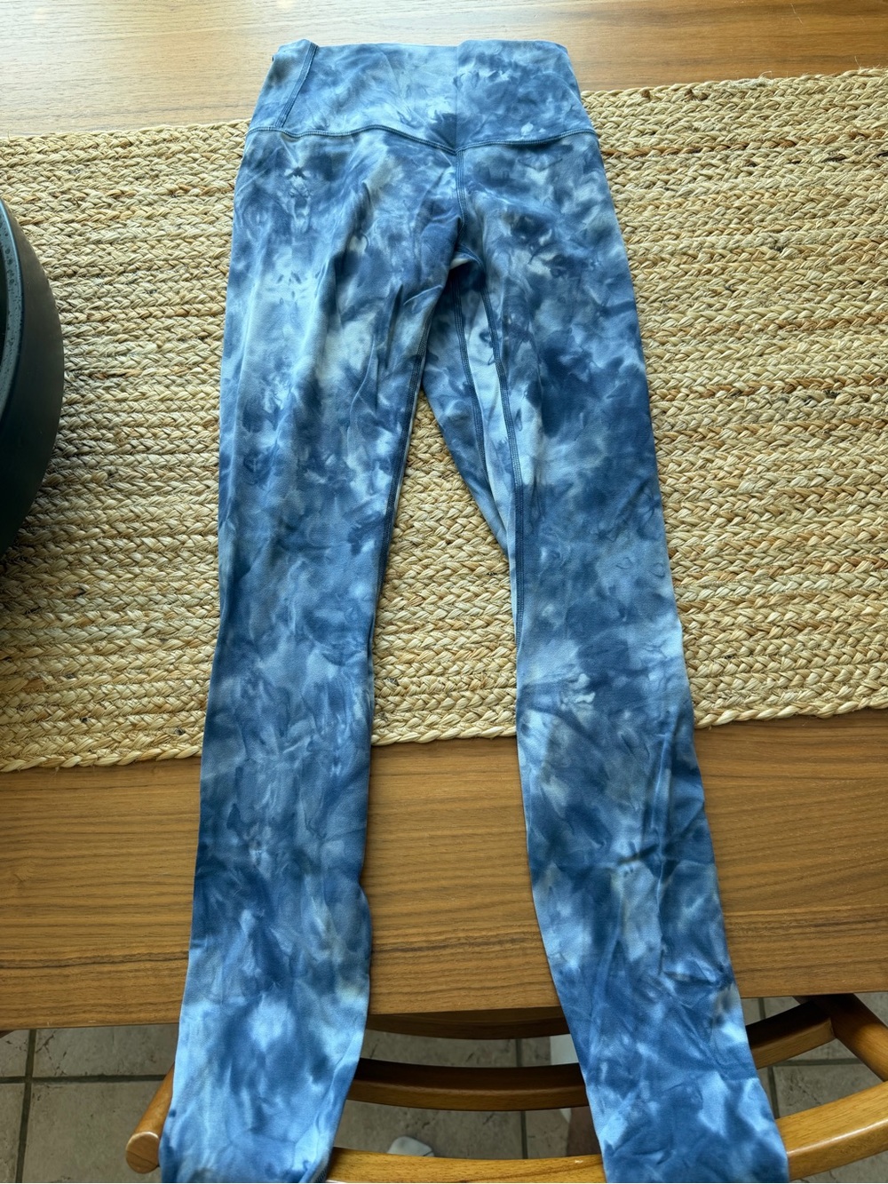 lululemon athletica Blue Tie-Dye Leggings